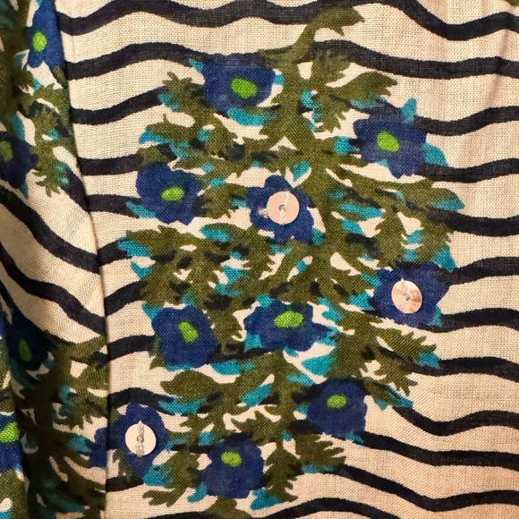 Tory Burch sequin cotton tunic, size 12 - Picture 4 of 5